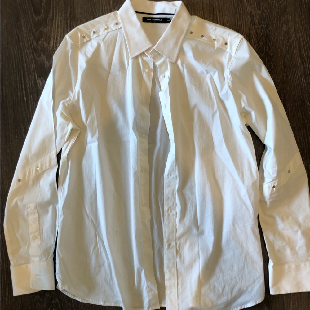White Karl Lagerfeld shirt